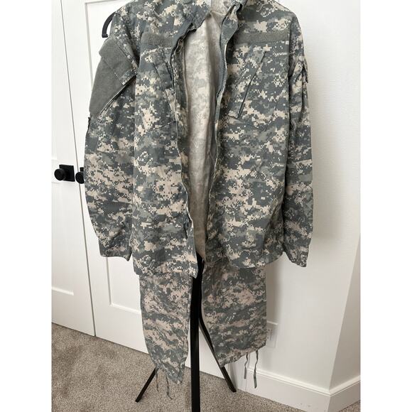 Rare Vintage US ARMY Desert Camouflage Jacket & Pant Set Camo Coat Military - Picture 1 of 9